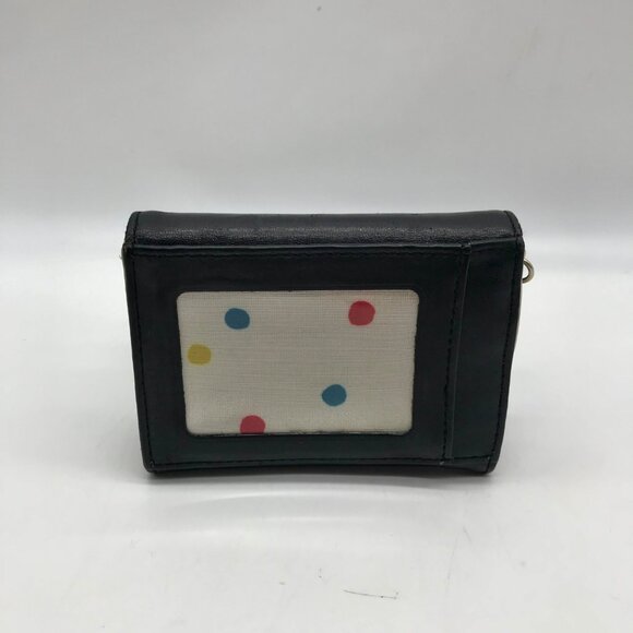 Kate Spade Black Leather Staci Business Card Holder Wallet - Picture 2 of 10
